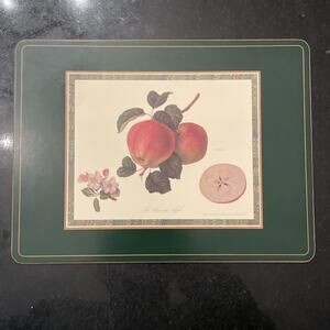 Vintage Pimpernel Cork Backed Placemat “the Tradescant Cherry”